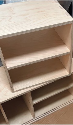 自己制作的木质家具